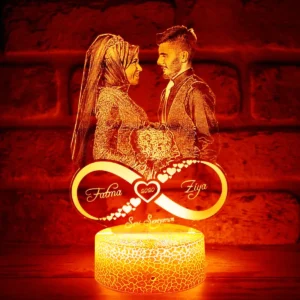 Center Love personal photo lamp