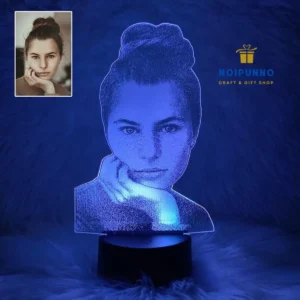 Bold personal photo lamp