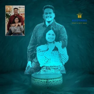 Couple Bold personal photo lamp