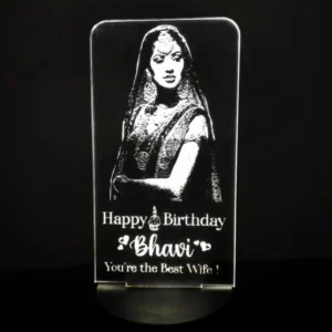Personal Birthday photo lamp