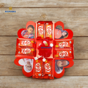 Birthday or anniversary gift 8 pcs chocolate Box 1 Layer in 1