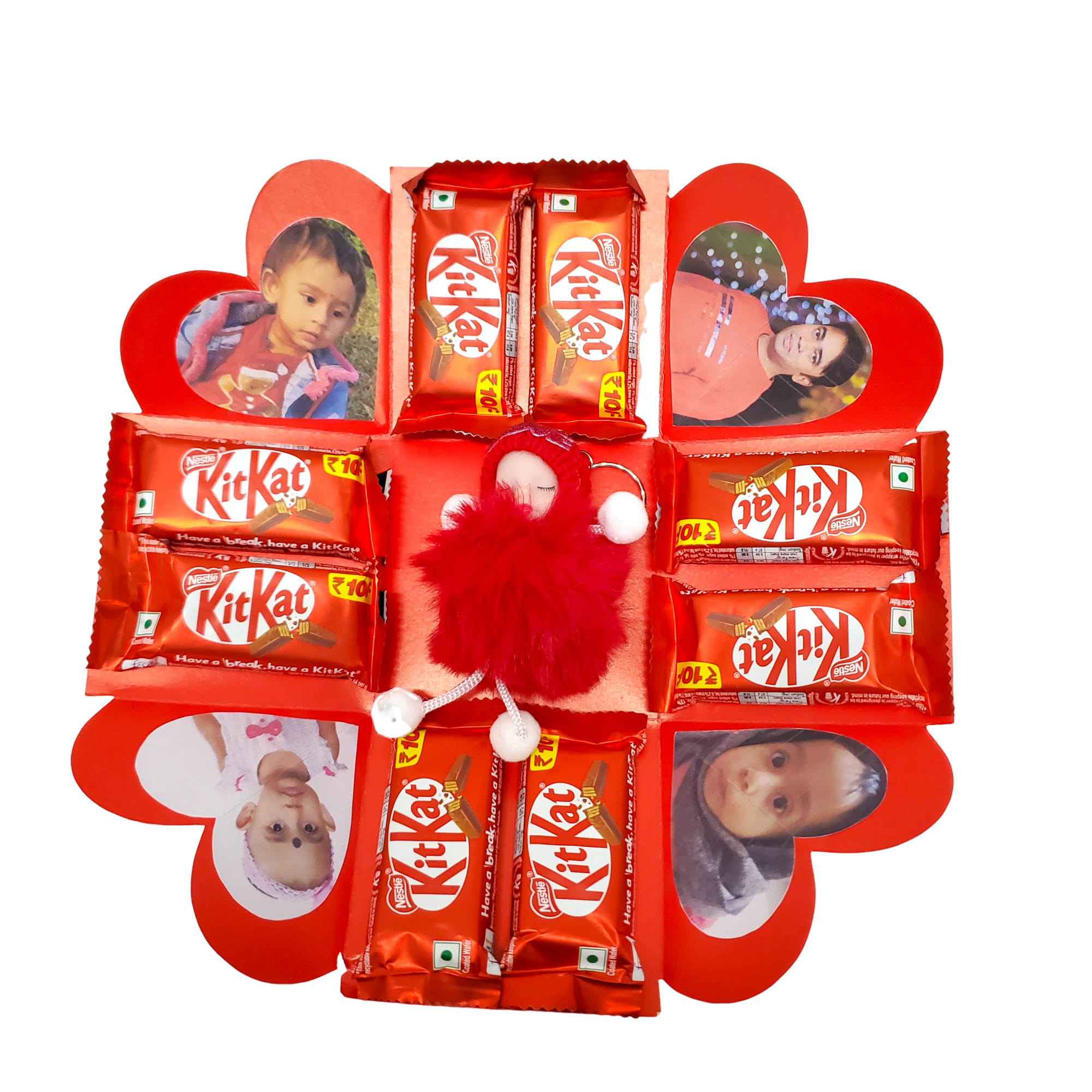 Birthday or anniversary gift 8 pcs chocolate Box 1 Layer in 1 - Image 3