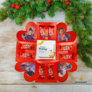 Birthday or anniversary gift 16 pcs chocolate Box 2 Layer in 1