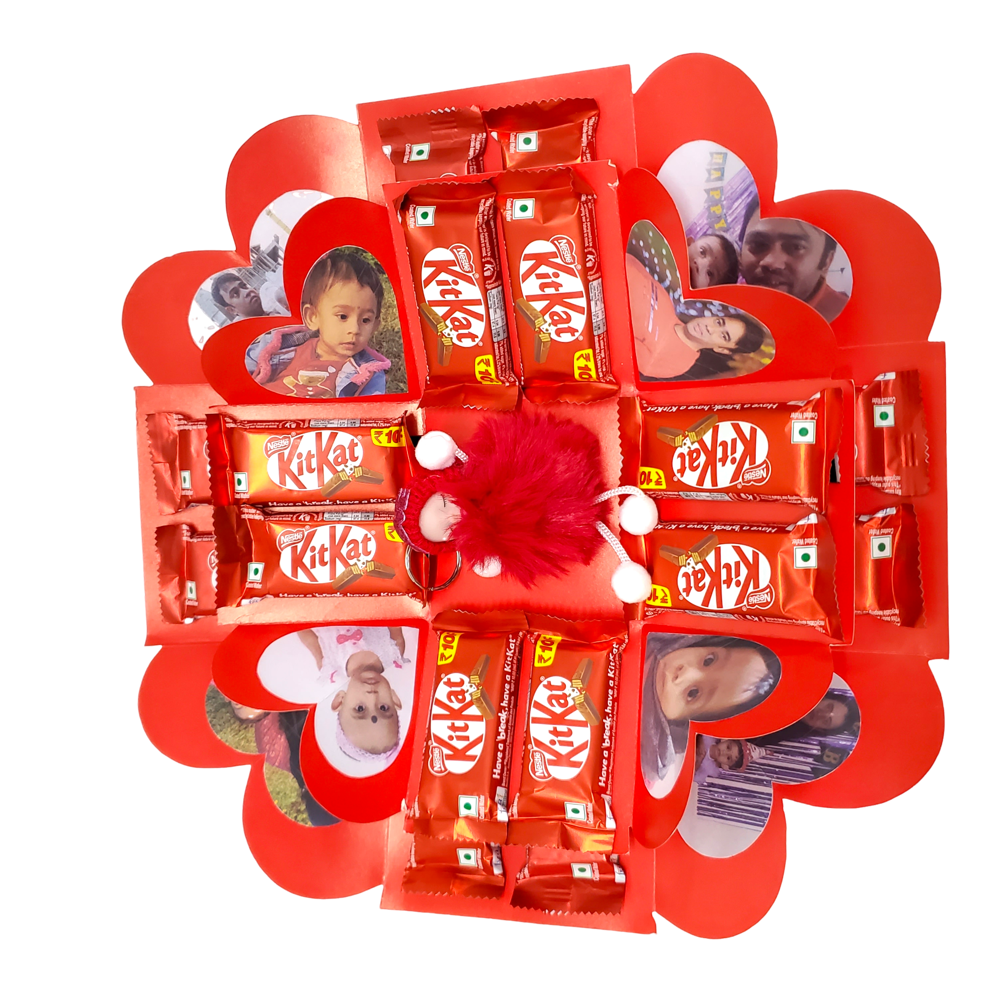 Birthday or anniversary gift 16 pcs chocolate Box 2 Layer in 1 - Image 4