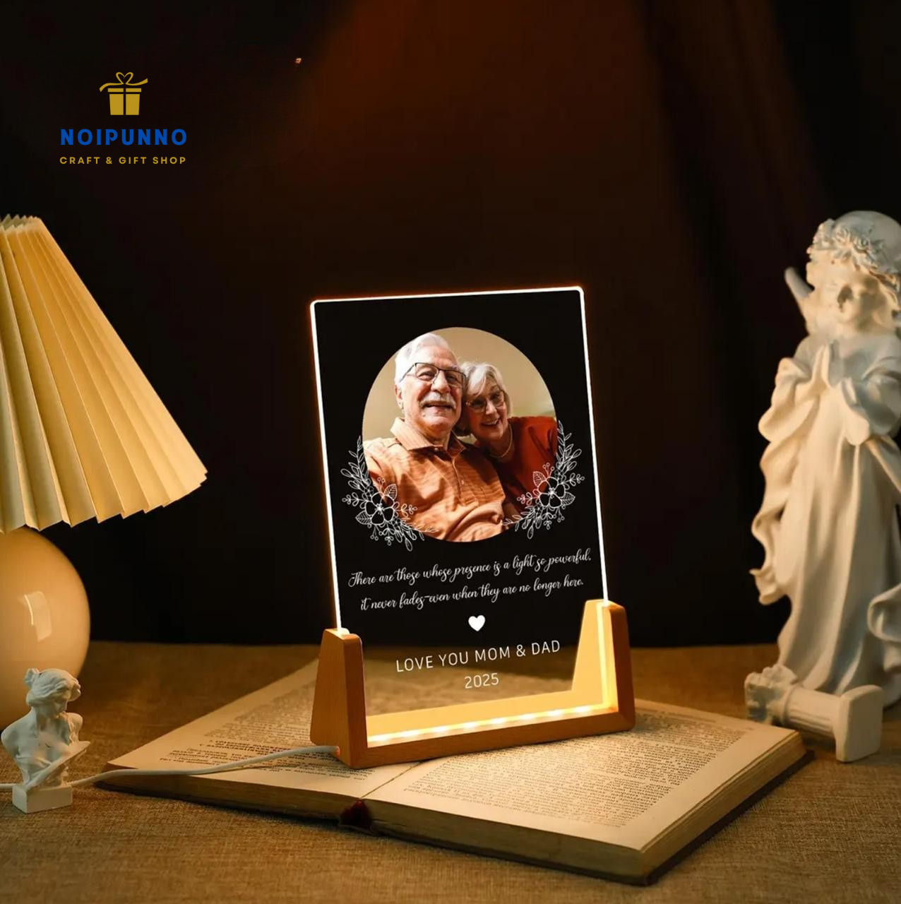 Wooden Base UV Photo Lamp-1